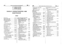 Alfa romeo 155 - Vehicle characteristics and maintenance-1